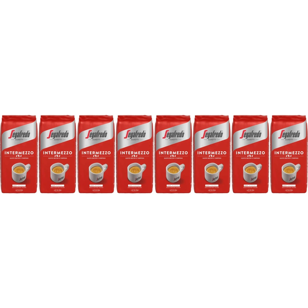 Segafredo Intermezzo - koffiebonen - 8 x 1 kilo