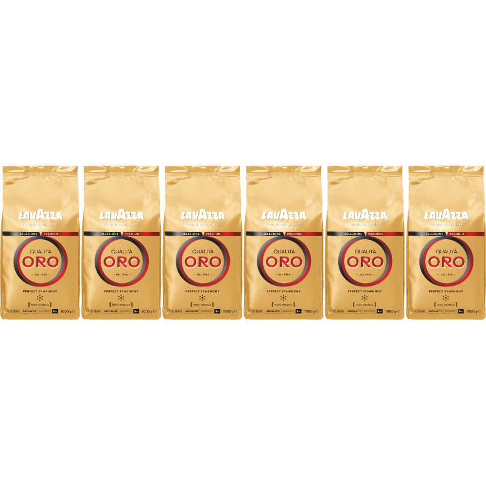 Lavazza Qualità Oro - Koffiebonen - 6 x 1 kilo