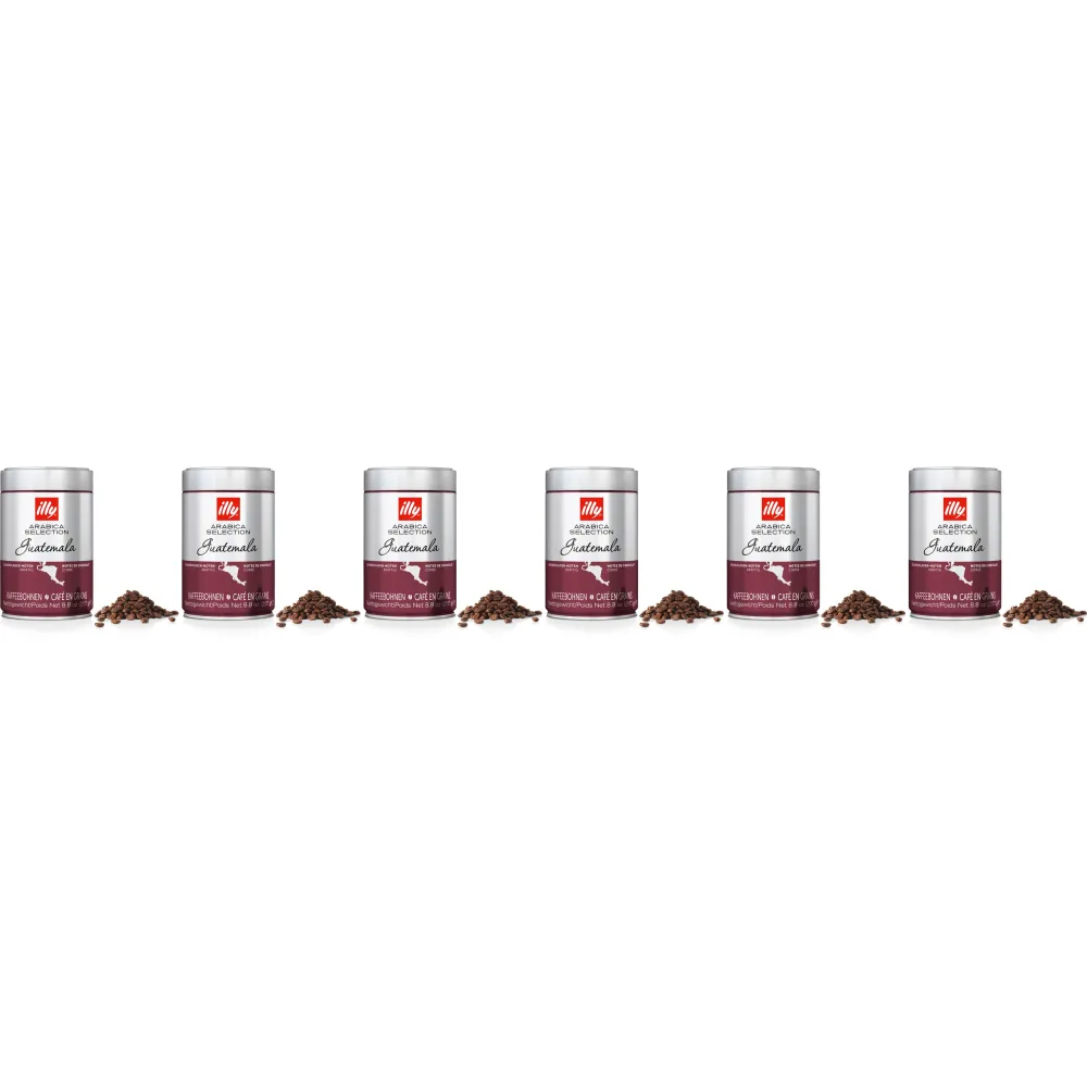 illy Arabica Selection Guatemala - koffiebonen - 6 x 250 gram