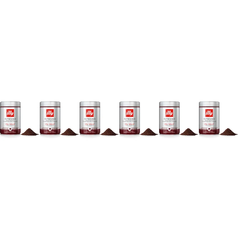 illy Intenso - gemalen koffie - 6 x 250 gram