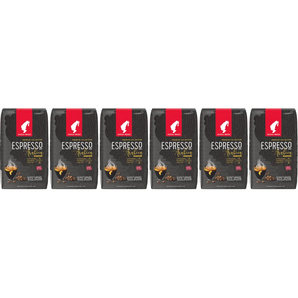 Julius Meinl Espresso Premium Collection  - koffiebonen - 6 x 1 kilo