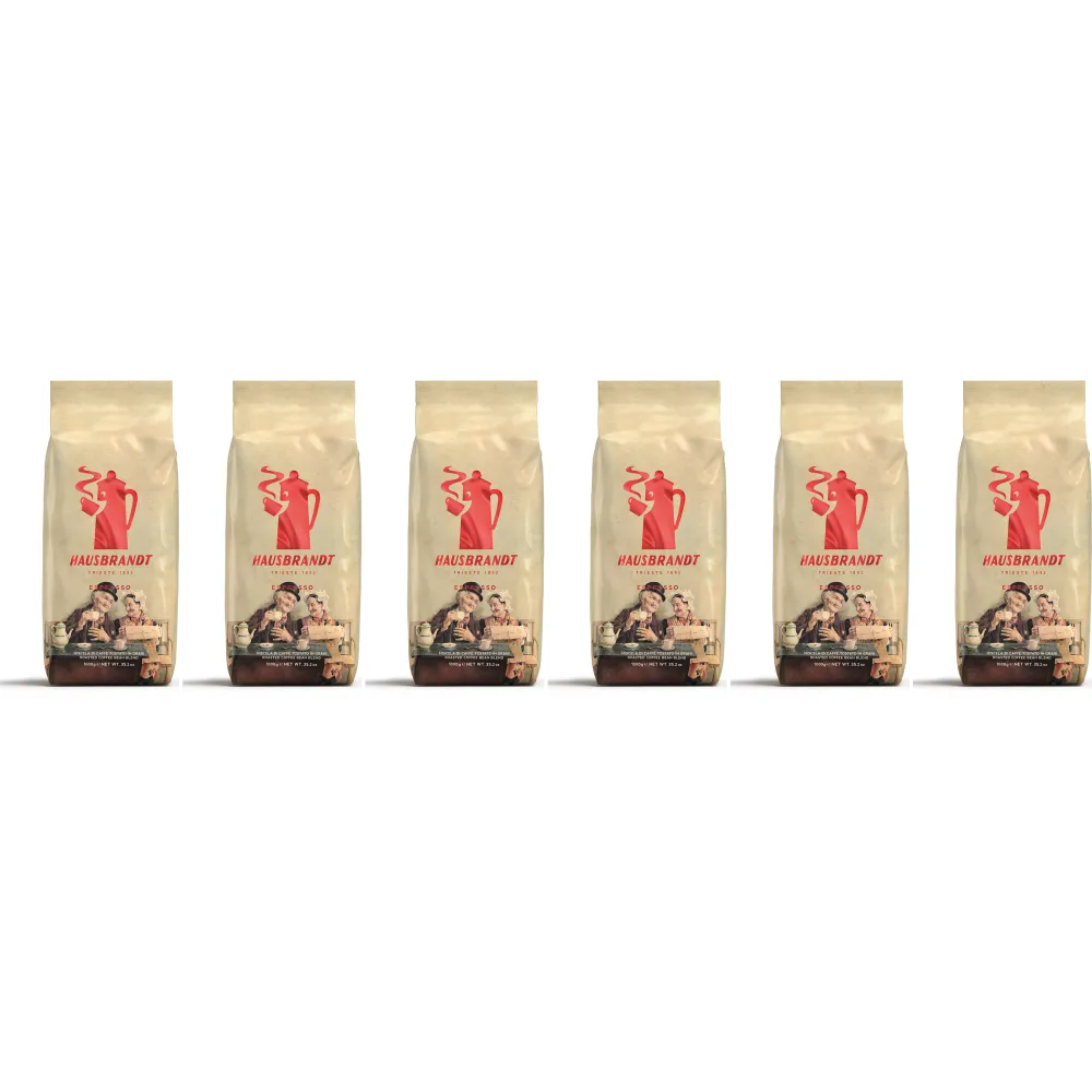 Caffè Hausbrandt Espresso (Nonnetti) - koffiebonen - 6 x 1 kilo