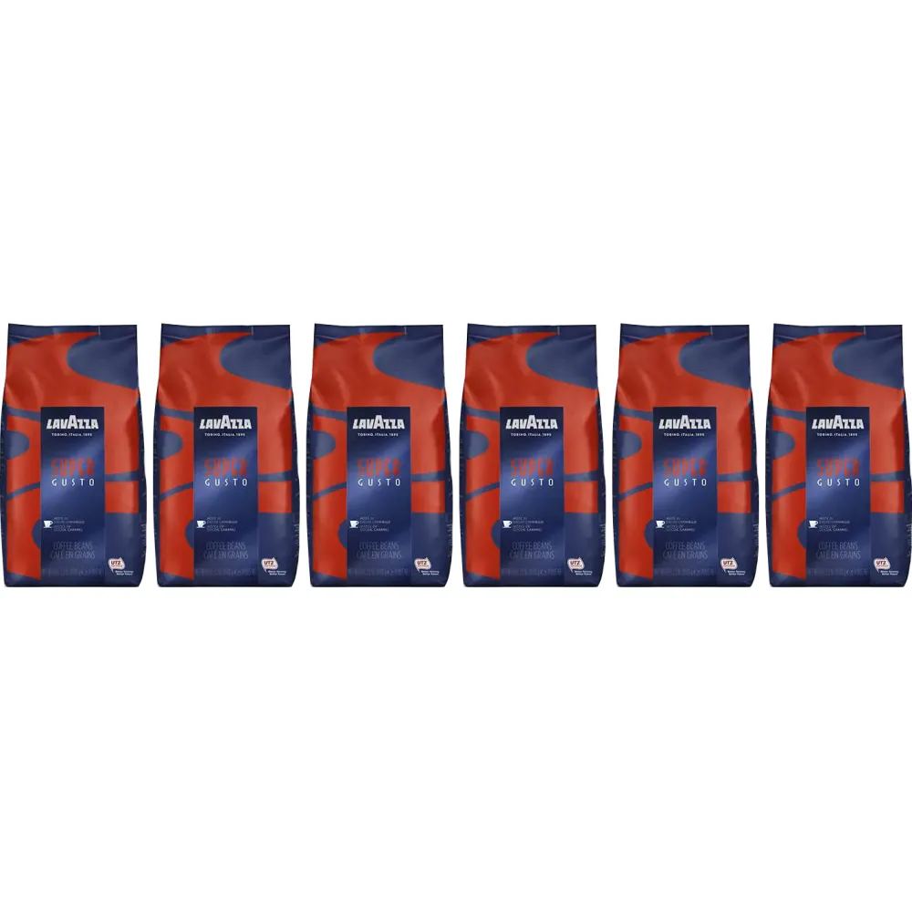 Lavazza Super Gusto - koffiebonen - 6 x 1 kg