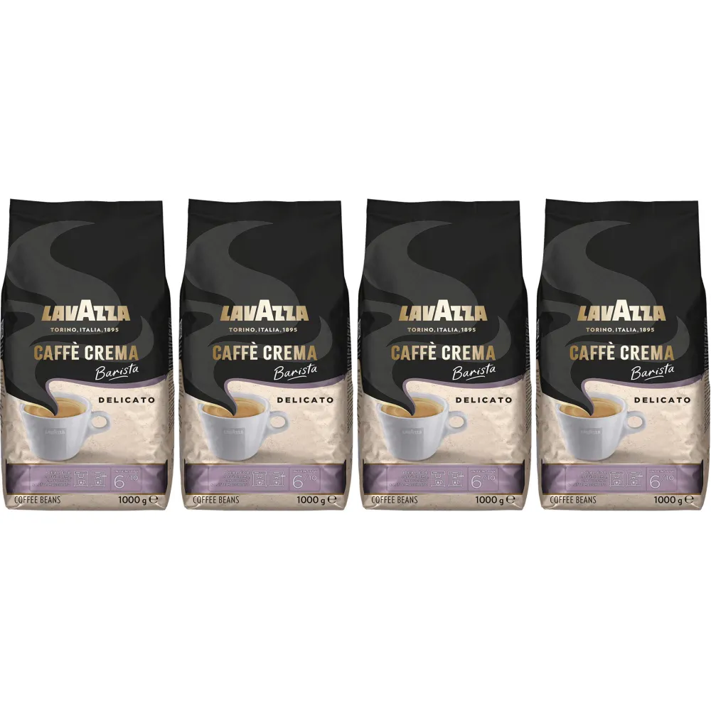 Lavazza Caffè Crema Barista Delicato - koffiebonen - 4 x 1 kilo