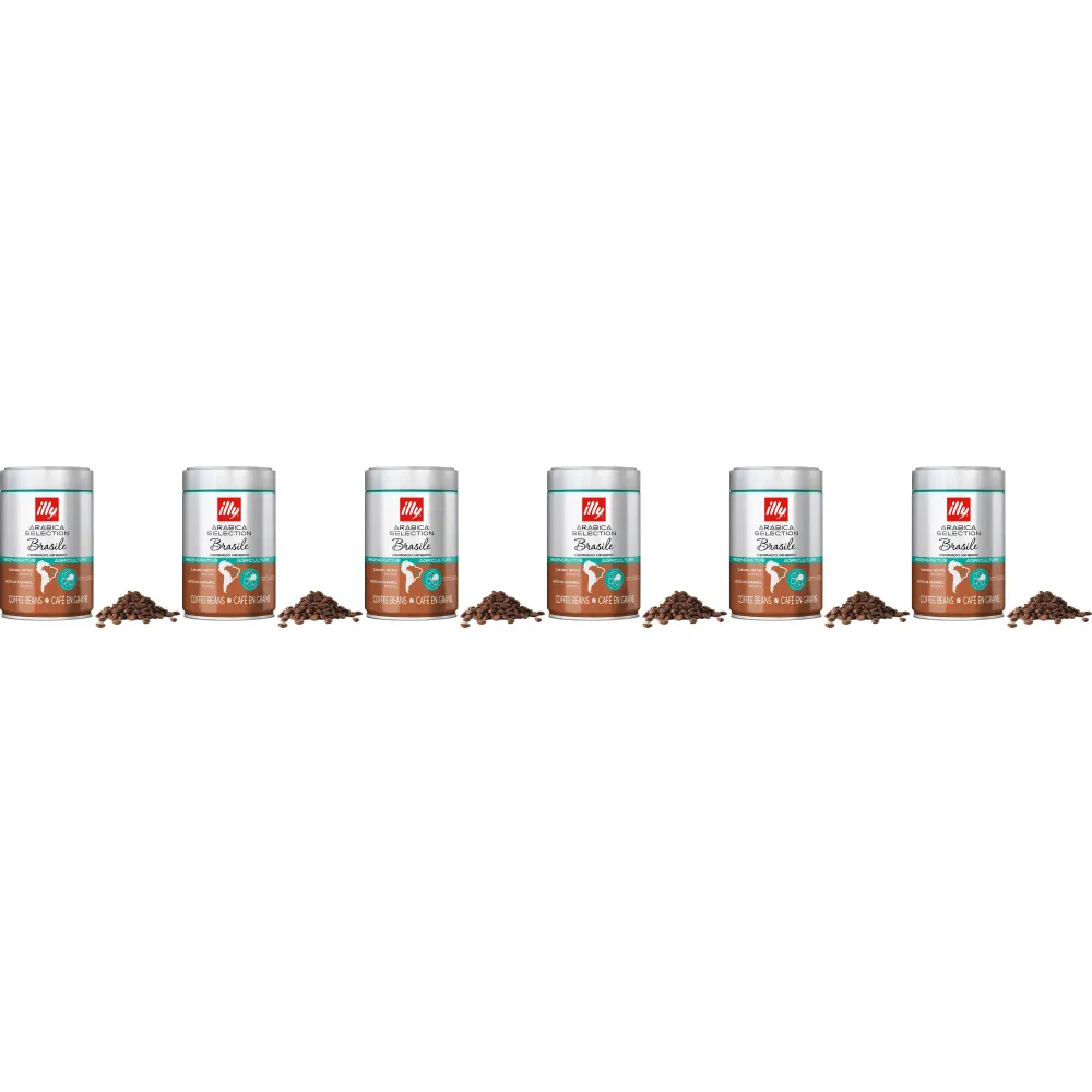 illy Arabica Selection Brazilië Cerrado Mineiro - koffiebonen - 6 x 250 gram