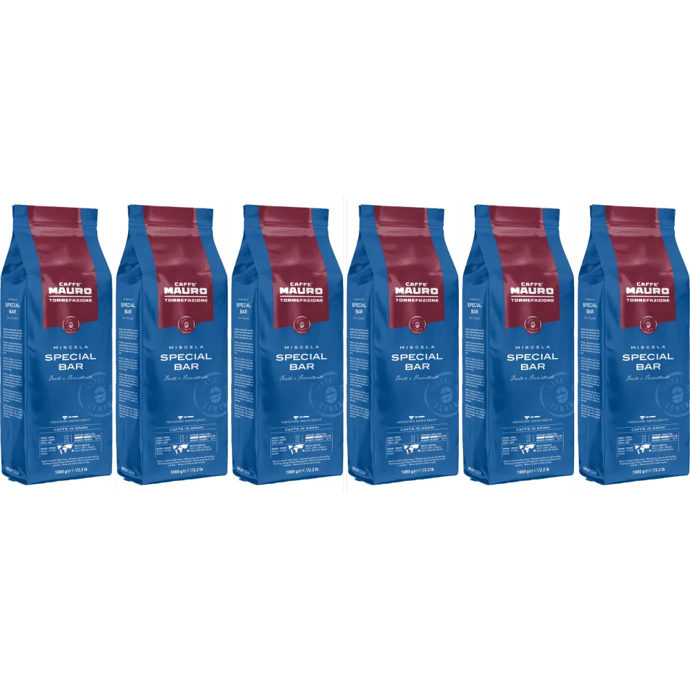 Caffè Mauro Special Bar - koffiebonen - 6 x 1 kilo