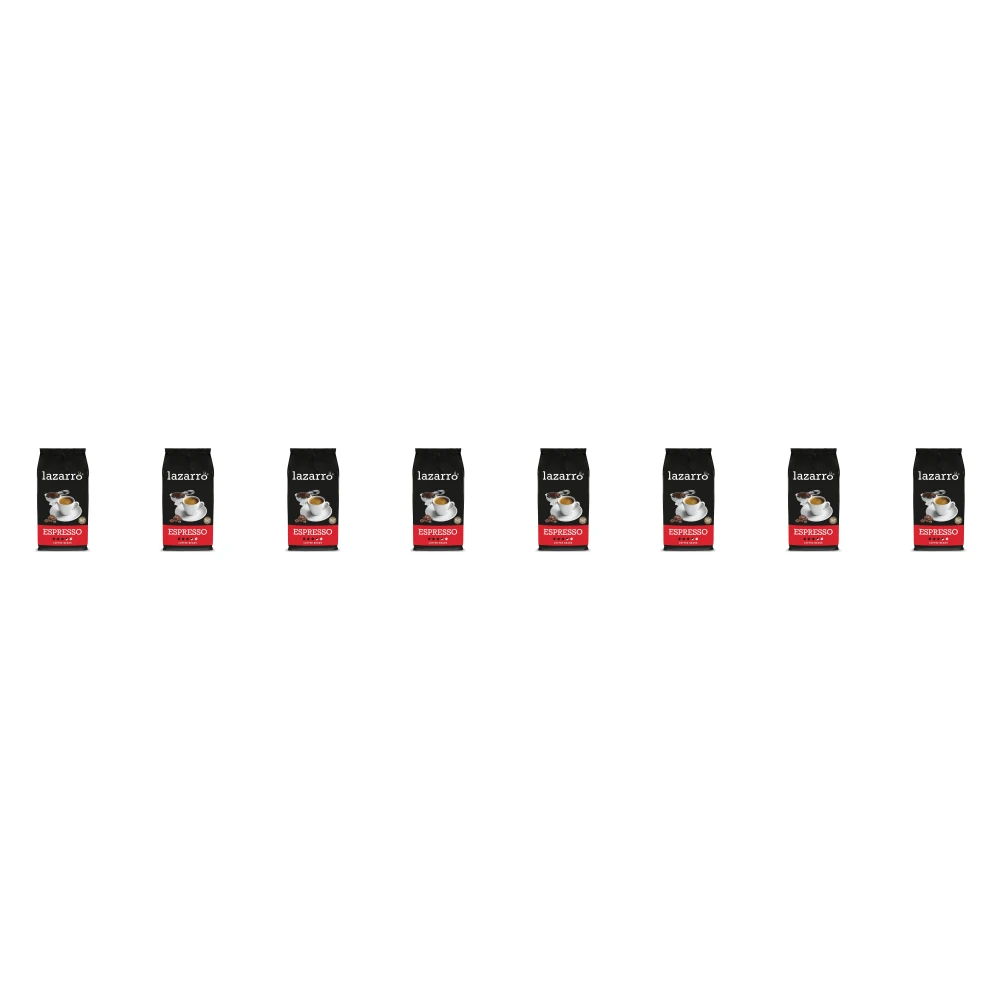 Lazarro Espresso - koffiebonen - 8 x 1 kilo