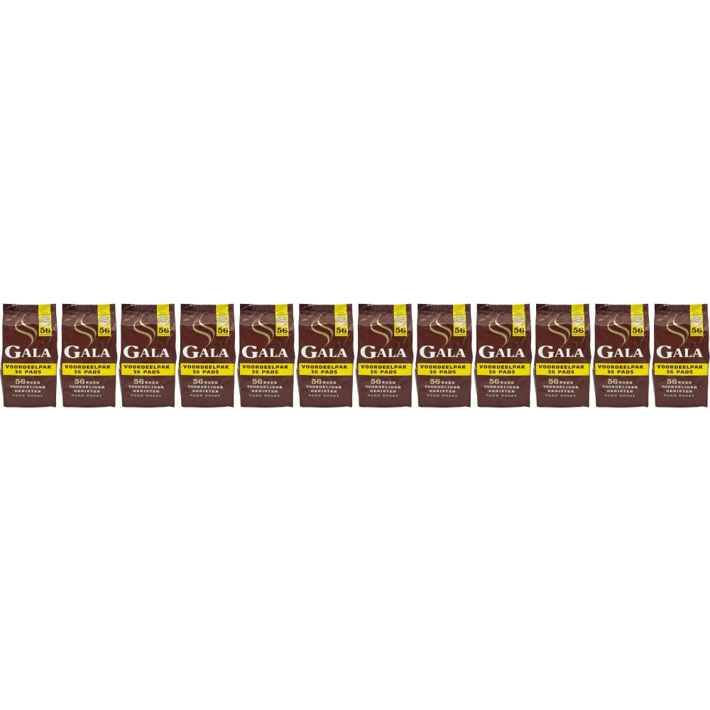 Gala Dark Roast - koffiepads - 12 x 56 stuks