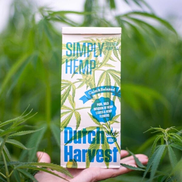Simply Hemp - Pure hennepthee 40 gram - Dutch Harvest losse thee