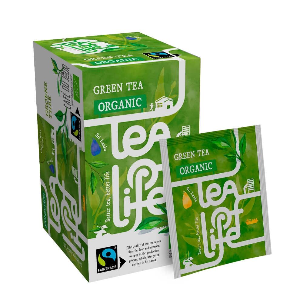 Green Tea - Biologisch & Fairtrade - Tea of Life - 25 theezakjes