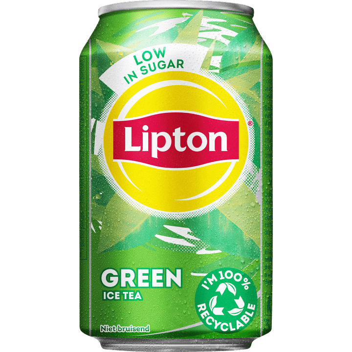 Lipton Ice Tea Green 330 ml. / tray 24 blikken (+ Nederlands statiegeld)
