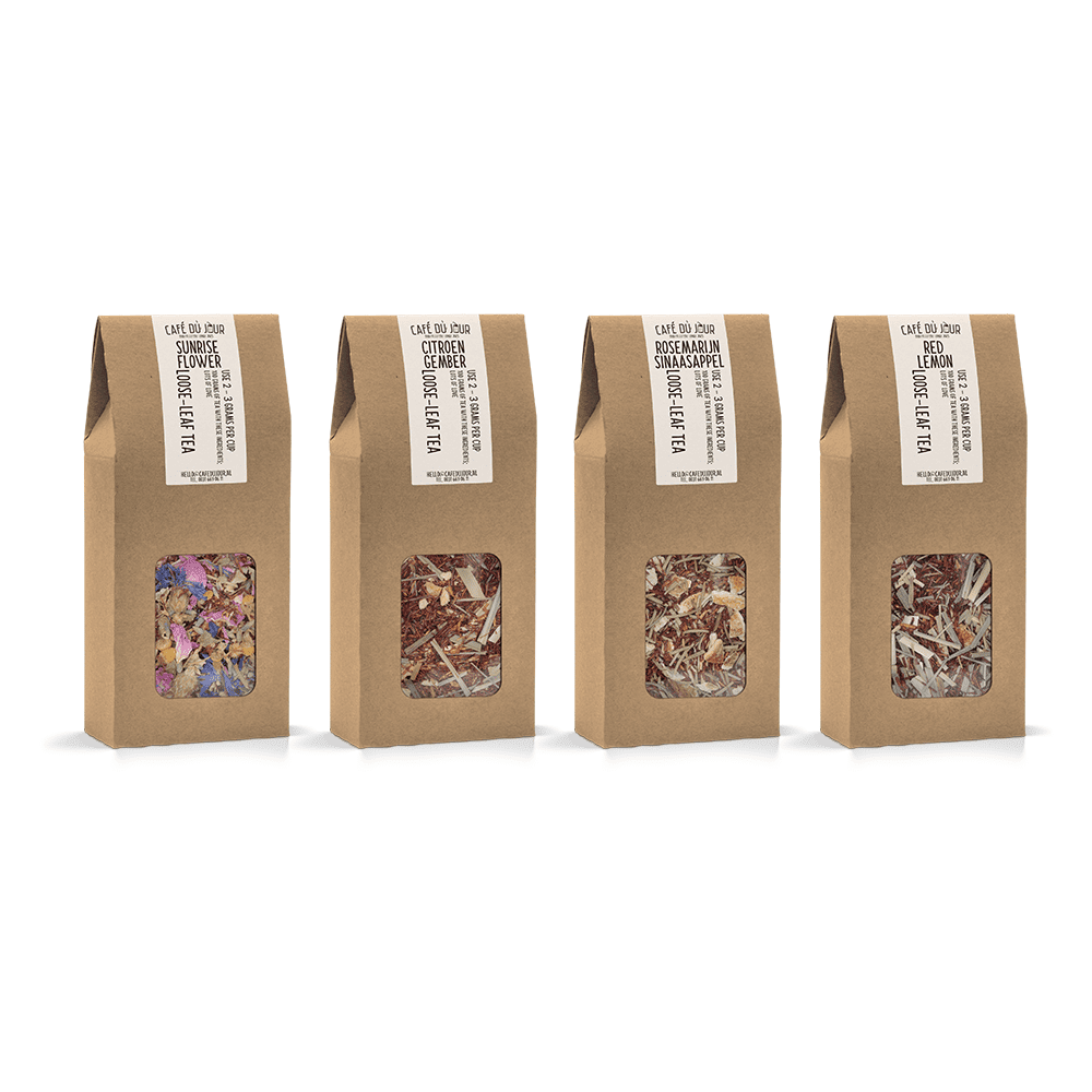 Café du Jour verse losse thee - Alternatieve Rooibos - 4 x 100 gram