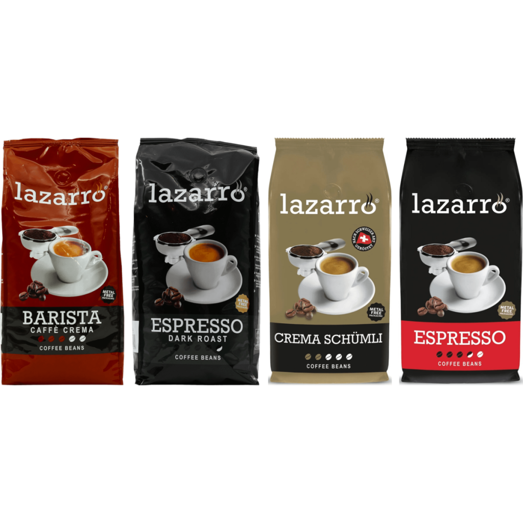 Lazarro Proefpakket - koffiebonen - 4 x 1 kilo