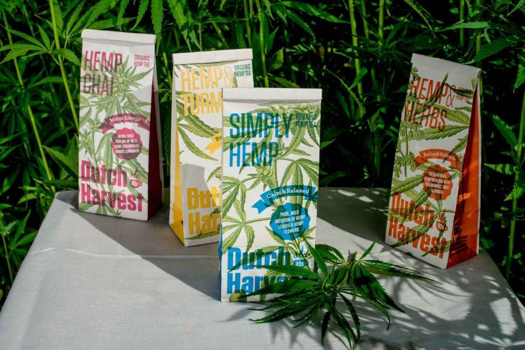 Hennep & Kurkuma - Hennep & Kurkuma thee 50 gram - Dutch Harvest losse thee