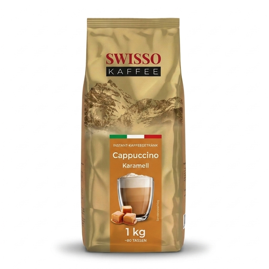 Swisso Kaffee Cappuccino Karamel - instant cappuccino - 1 kg