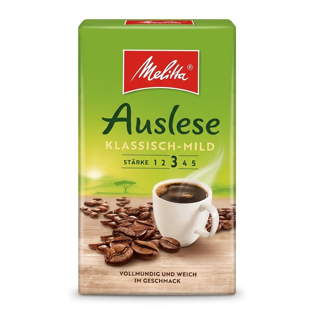 Melitta Auslese Klassisch Mild - gemalen koffie - 500 gram