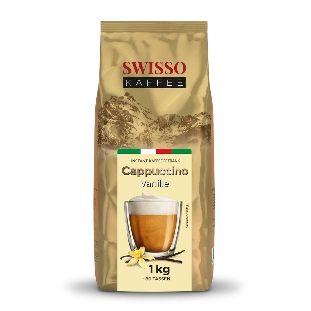 Swisso Kaffee Cappuccino Vanille - instant cappuccino - 1 kg