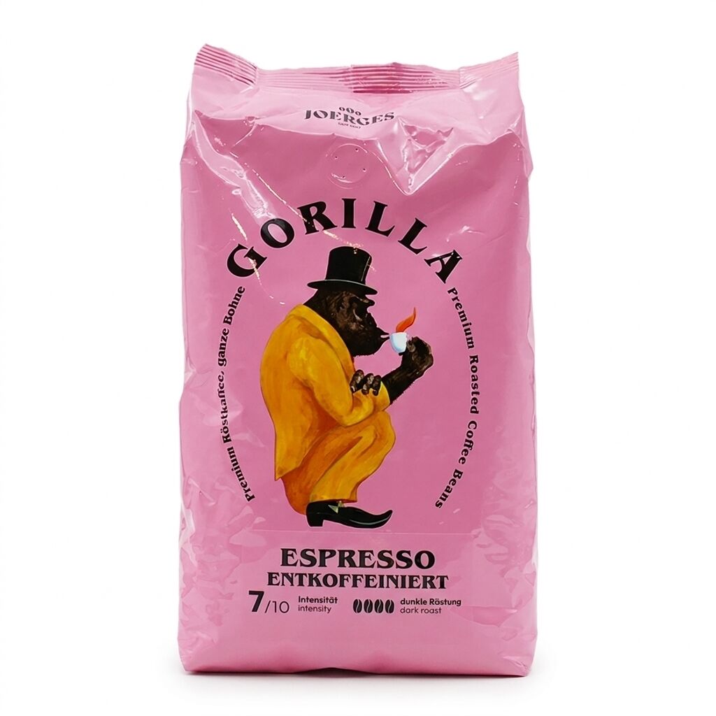 Gorilla Espresso cafeïnevrij - koffiebonen - 1 kg