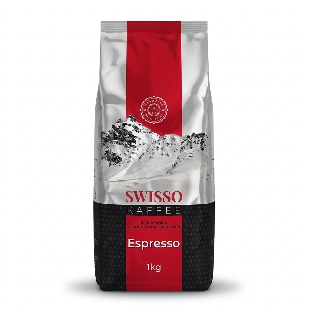 Swisso Kaffee Espresso - koffiebonen - 1 kg