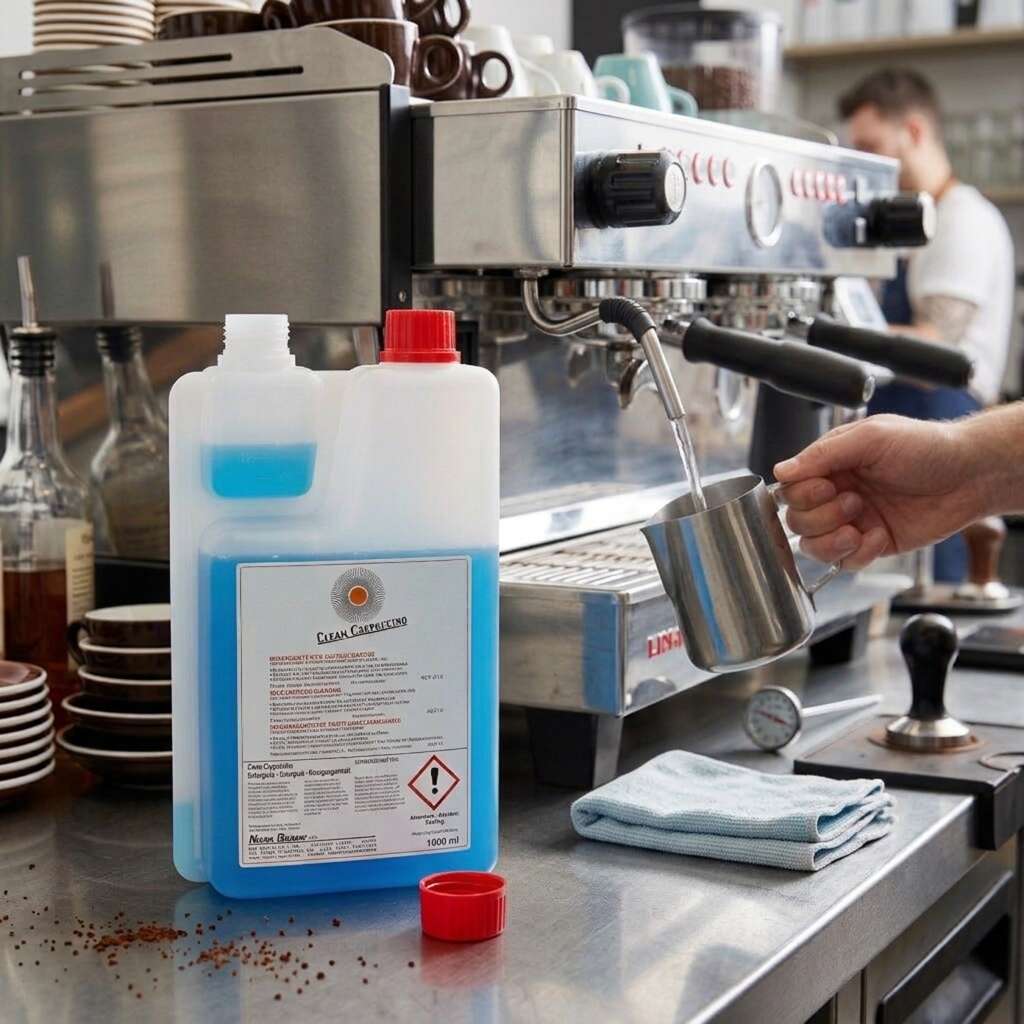 Gebruiksmanier van de Clean Express clean cappuccino 1000 ml (melkreiniger / cappuccino reiniger)