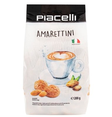 Amarettini - Italiaanse bitterkoekjes - 200 gram