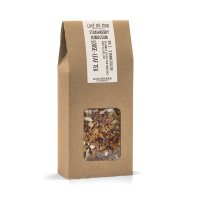 Strawberry Bubblegum - vruchtenthee 100 gram - Café du Jour Losse Thee