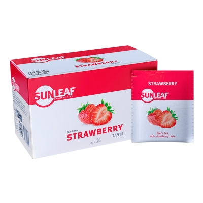 Strawberry - Sunleaf - 25 theezakjes