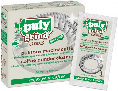Puly Grind - koffiemolen reiniger - 10 zakjes