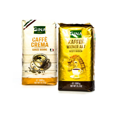 Gina proefpakket - koffiebonen - 2 x 1 kilo