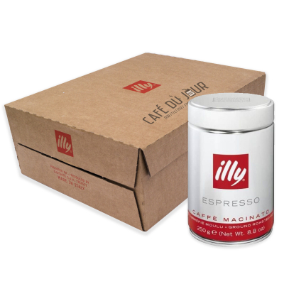 illy - ground coffee - XL Discount box Classico - Normal Roast Red - 12 x 250 grams