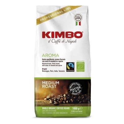 Kimbo Aroma Biologisch - koffiebonen - 1 kilo