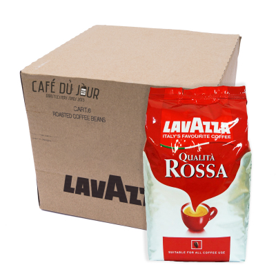 Lavazza Qualita Rossa koffiebonen 6 x 1 kilo