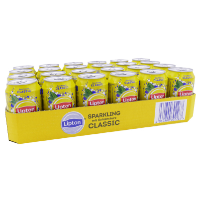 Lipton Ice Tea Sparkling Classic 330 ml. / tray 24 blikken