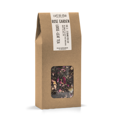 Rose Garden - zwarte en groene thee 100 gram - Café du Jour losse thee
