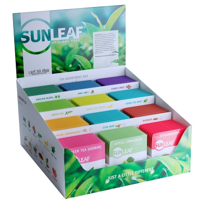 Assortiment display - Sunleaf - 12 x 10 theezakjes