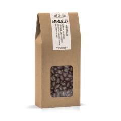 Amandelen - pure chocolade - 250 gram