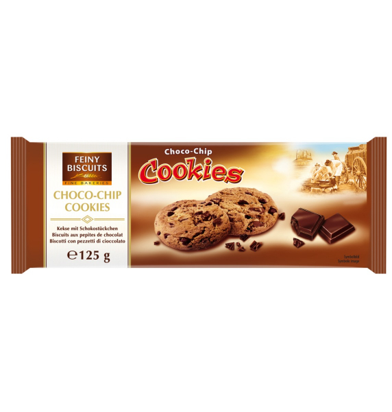 Choco-Chip Cookies - Koekjes met chocoladestukjes - 125 gram