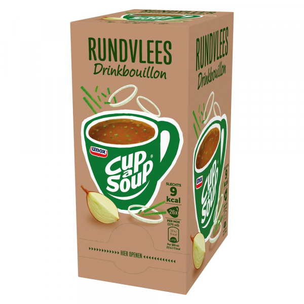 Cup-a-Soup - drinkbouillon Rundvlees - 26 x 175 ml