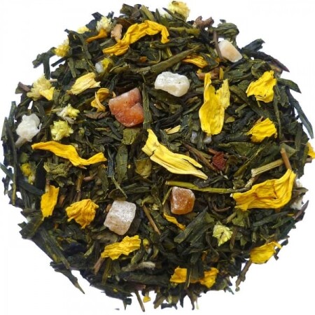 Ananas & Papaya - Groene thee 100 gram - Café du Jour losse thee