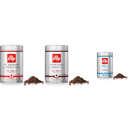 illy Espresso proefpakket met decaf - koffiebonen - 3 x 250 gram