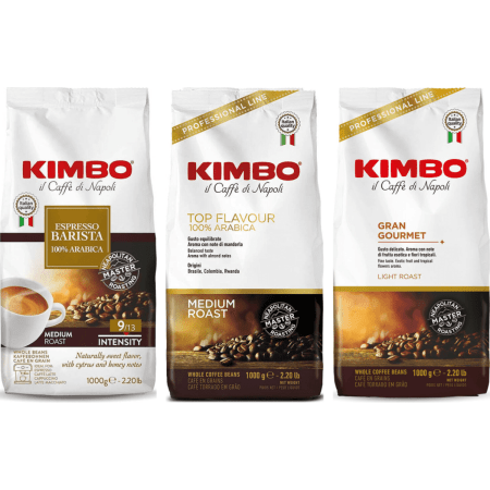 Kimbo Proefpakket Mild & Aromatisch - 100% Arabica - 3 x 1 kilo
