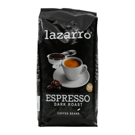 Lazarro espresso dark roast - koffiebonen - 1 kilo