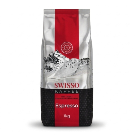 Swisso Kaffee Espresso - koffiebonen - 1 kg