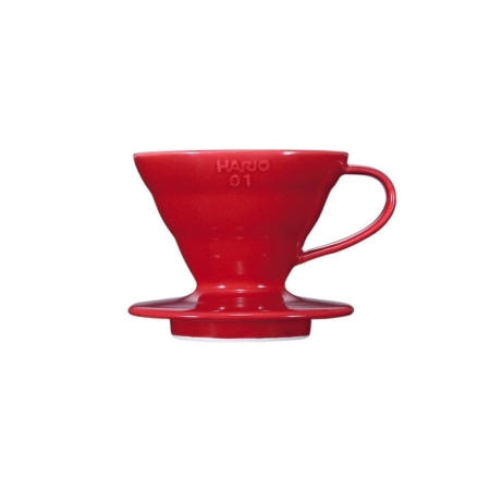 Hario V60 dripper porselein - maat 01 rood