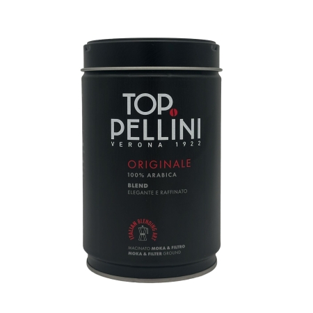 Pellini Top - Gemalen koffie in blik - 250 gram
