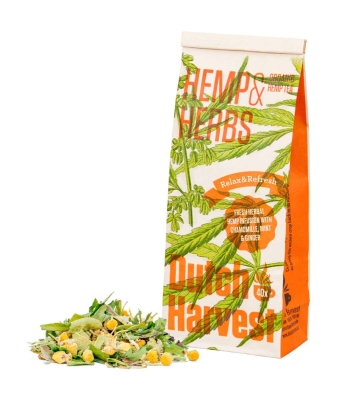 Hennep & Kruidenmix thee 40 gram - Dutch Harvest losse thee