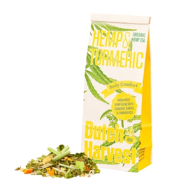 Hennep & Kurkuma - Hennep & Kurkuma thee 50 gram - Dutch Harvest losse thee