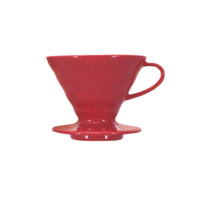 Hario V60 dripper porselein - maat 02 rood