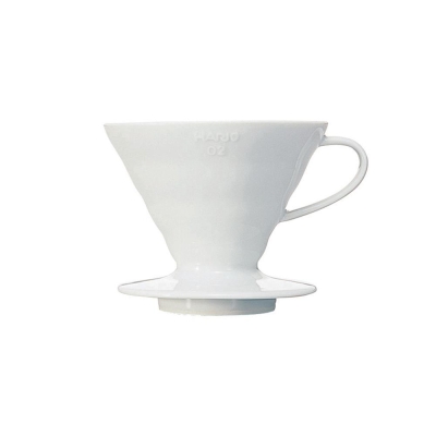 Hario V60 dripper - porselein wit - maat 02