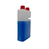 Zijkant en achterkant van een fles Clean Express clean cappuccino 1000 ml 